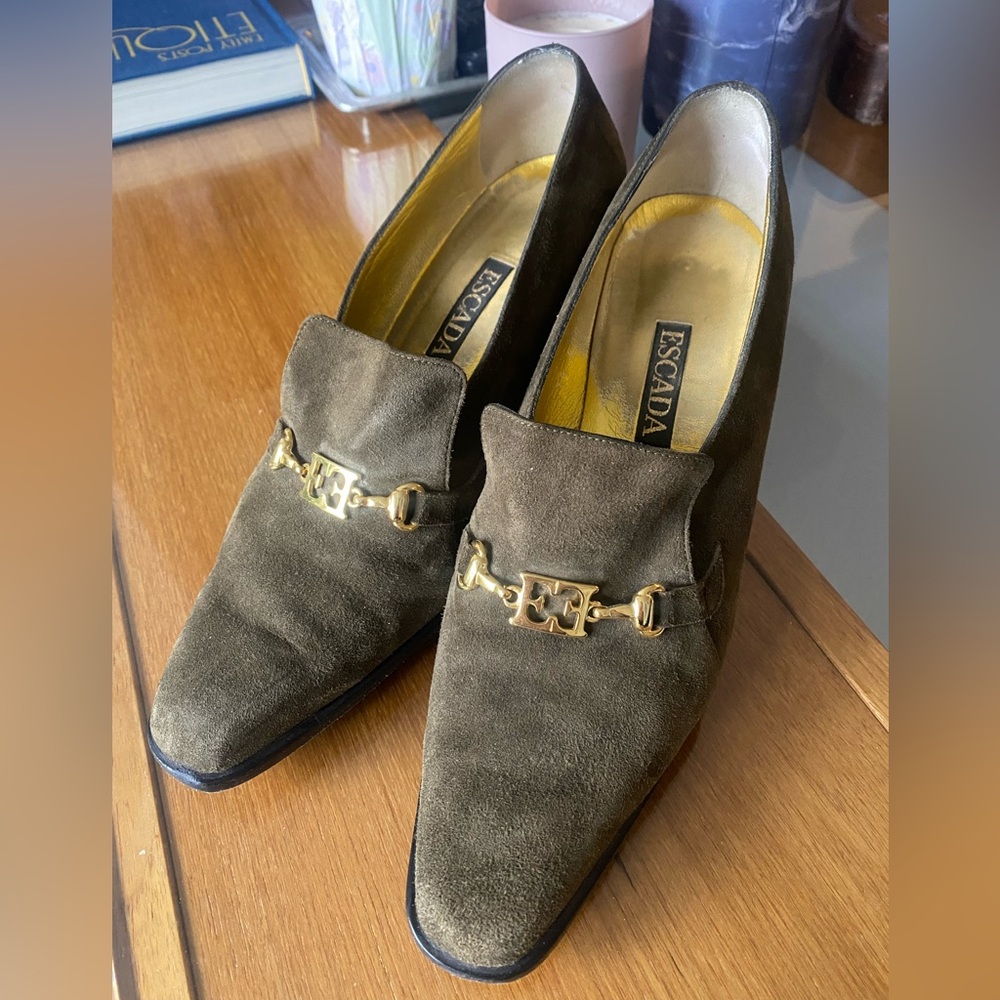 Vintage Escada heeled shoes